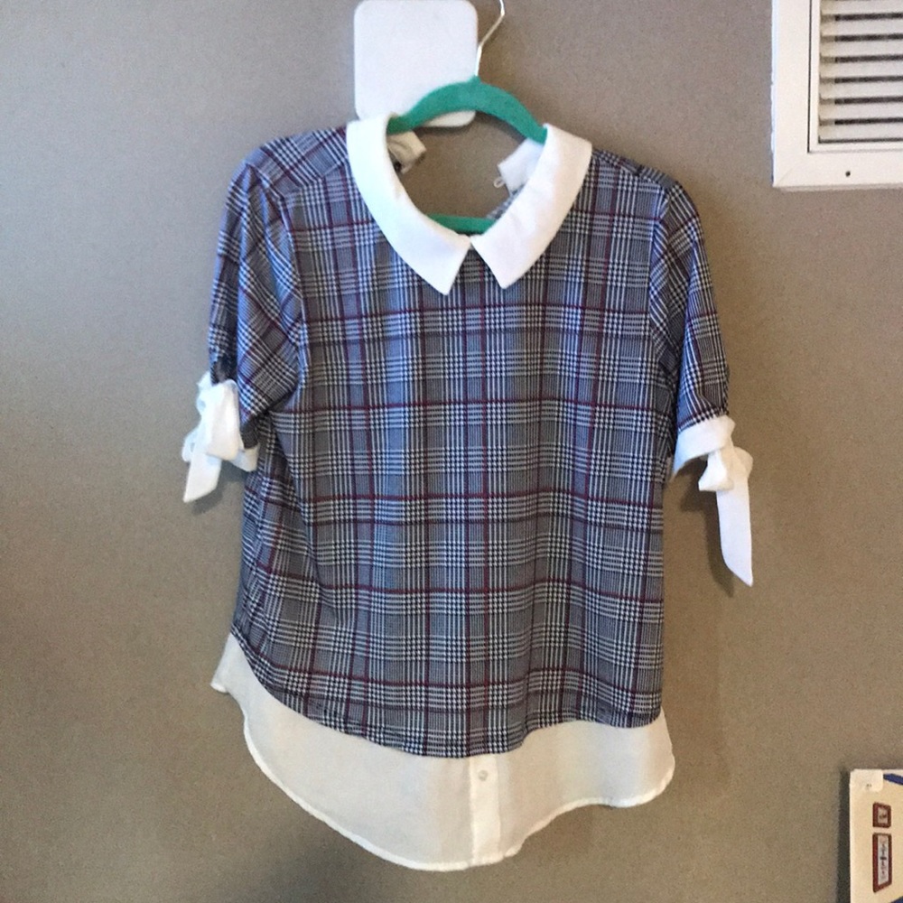 High neck blouse